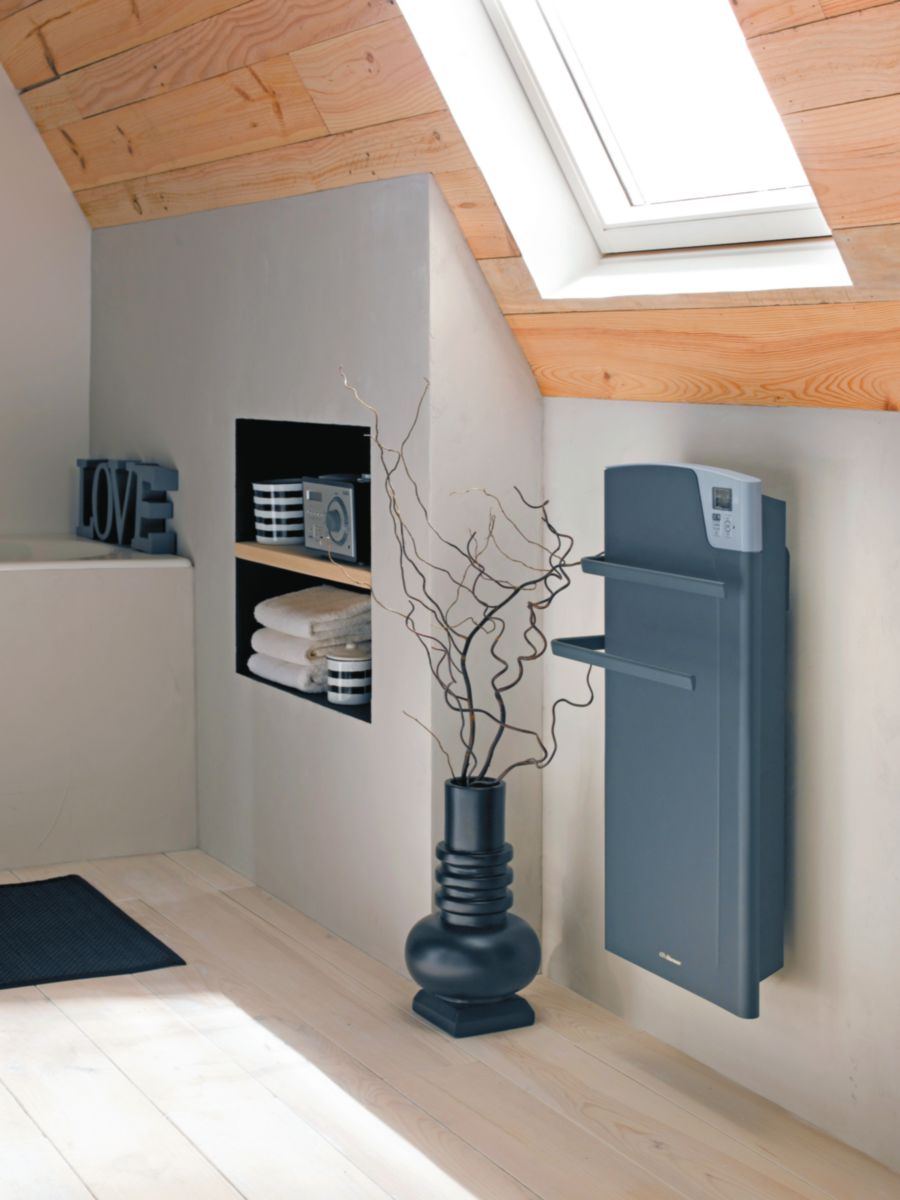 Sèche-serviettes MAJORQUE électrique 600 W, avec soufflerie + 800 W