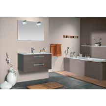 Meuble salle de bain suspendu CEDEO (photo 5/15) Meuble 2 tiroirs en
