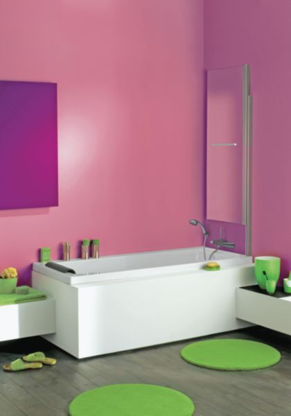 Pare-bain ILOA bord carré, pivotant 180°, relevable