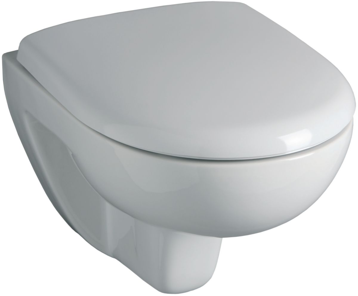 WC suspendu CONCERTO 2 compact, abattant frein de chute
