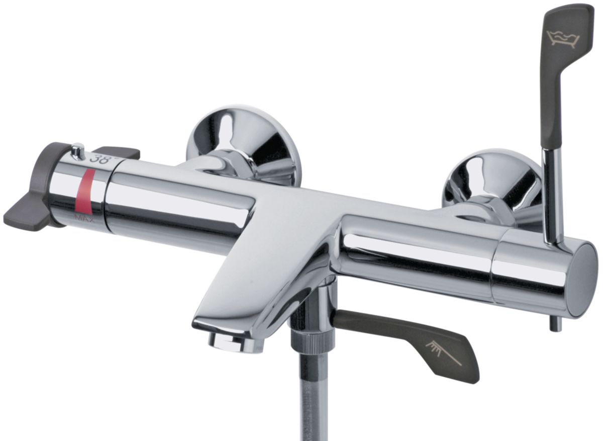 Mitigeur thermostatique bain-douche MOBILITA mural