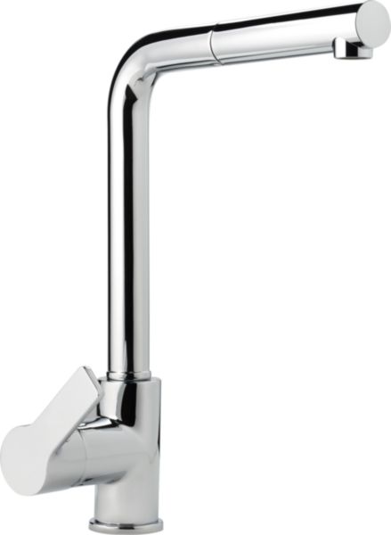 Mitigeur évier DESIGN bec pivotant et douchette extractible