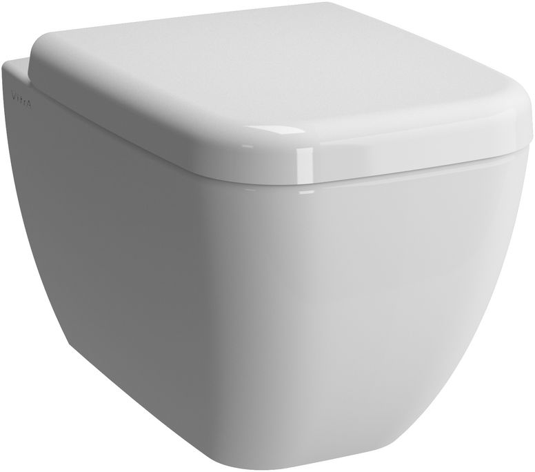 WC suspendu DAILYC sans bride, abattant recouvrant, frein de chute