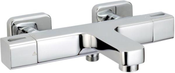 Mitigeur thermostatique bain douche Domino 3 mural