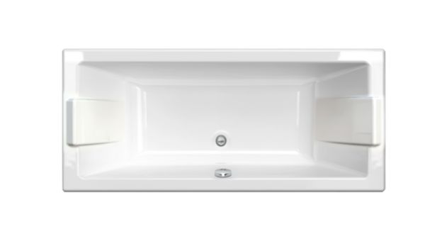 Baignoire rectangulaire PREFIXE en acrylique, 170x75cm