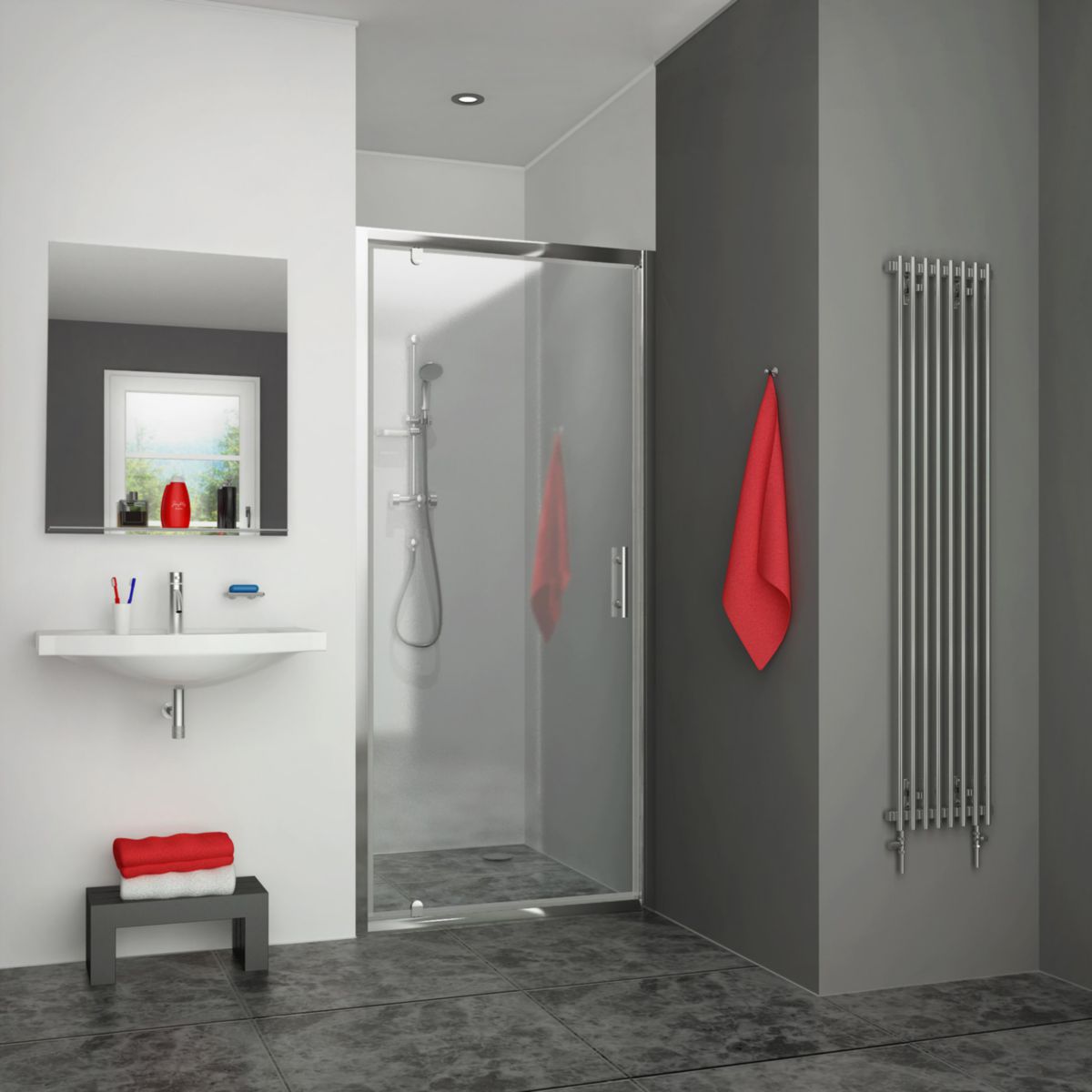 Porte pivotante, pivots excentrés, equi, largeur 900 mm, hauteur ...
