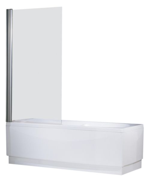 Pare baignoire Aurora 1 panneau pivotant 80x150 cm