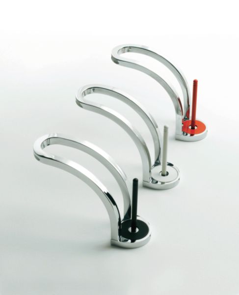 Mitigeur lavabo PHILO joystick, blanc/chromé avec vidage