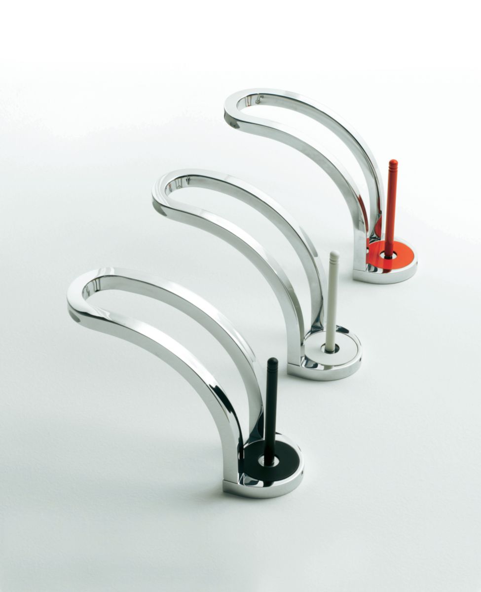Mitigeur lavabo PHILO joystick, blanc/chromé avec vidage