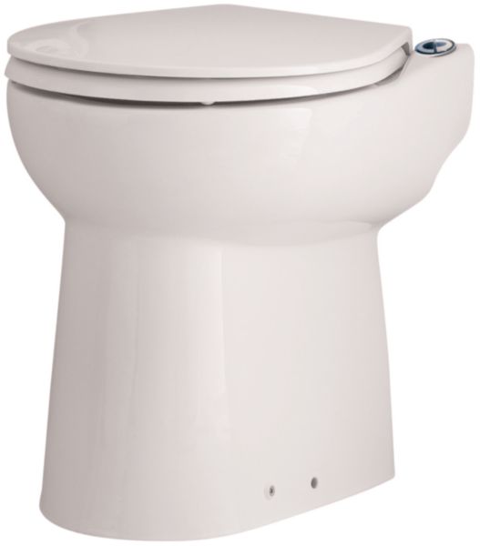 Broyeur SANICOMPACT 43 intégré au WC au sol compact