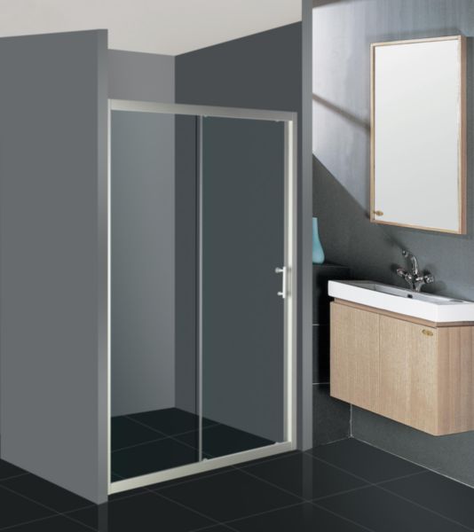 Paroi de douche VERSEAU accès de face coulissant 2 vantaux 120 cm