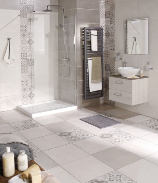 Grès émaillé Arte Home Filosofi blanco satiné 45x45cm 9DT745011