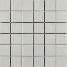 Grès cérame émaillé Arte deco Grip blanc mosaïque 29,7 x 29,7 cm 4,7 x 4,7 cm