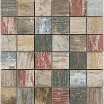 Faïence Barwolf Beachhouse color mix chip mosaîque 4,7x4,7cm 29,5x29,5cm