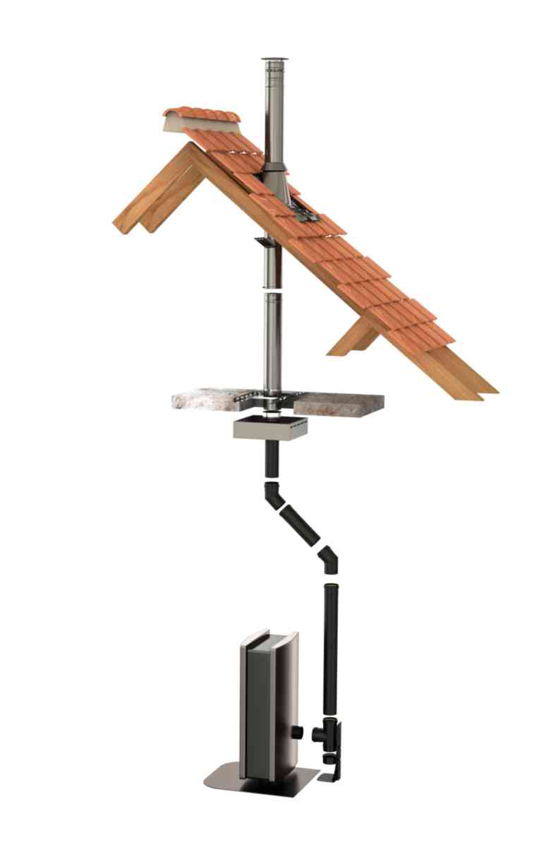 Plafonnier Cylindrique FLUKE En Métal Noir 40cm." | Leroy Merlin