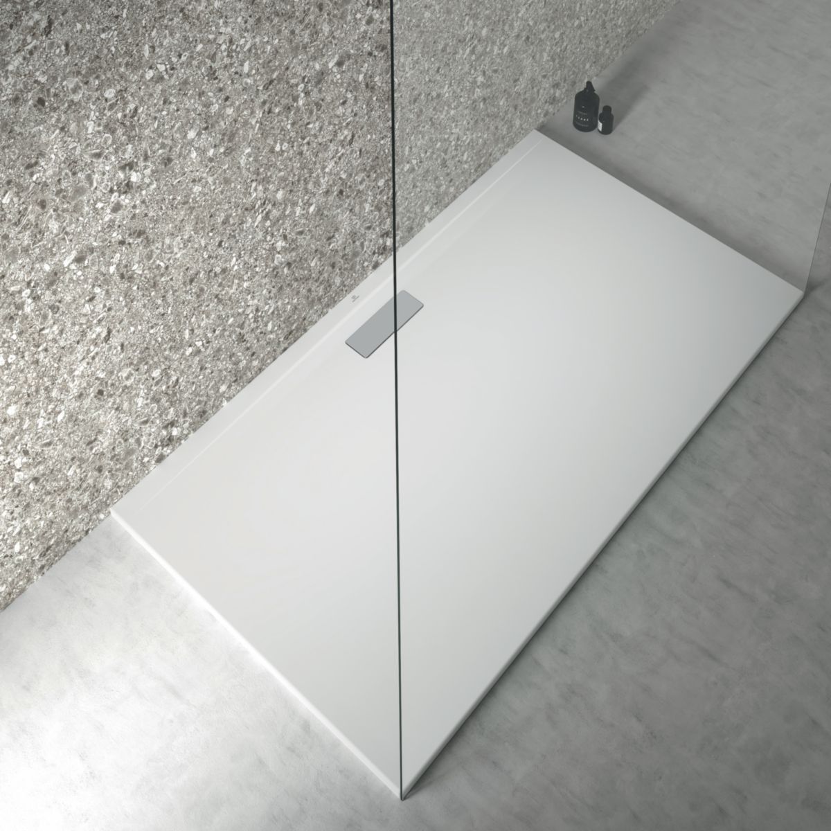 Receveur rectangulaire en acrylique 160 x 90 cm ULTRA FLAT NEW blanc Réf.T448501