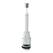 Soupape d'évacuation SERVO, interrompable, avec bouton poussoir chromé, perçage à 40 mm, chromé-mat/chromé réf. 37086PI0