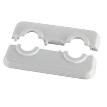 Rosace en plastique plat, entraxe 50 mm, perçage 15 mm Réf.1016673