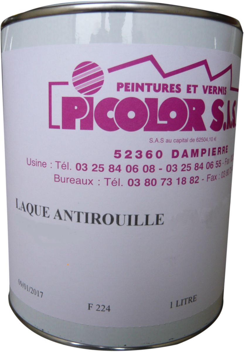 Laque antirouille Jaune Pot 1 L