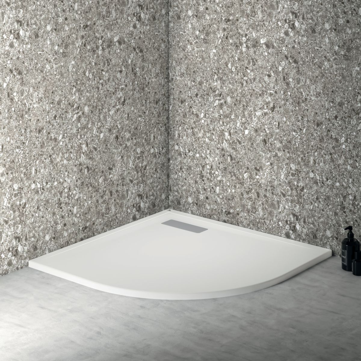 IDEAL STANDARD - Receveur quart de rond en acrylique 90 x 90 cm Ultra ...