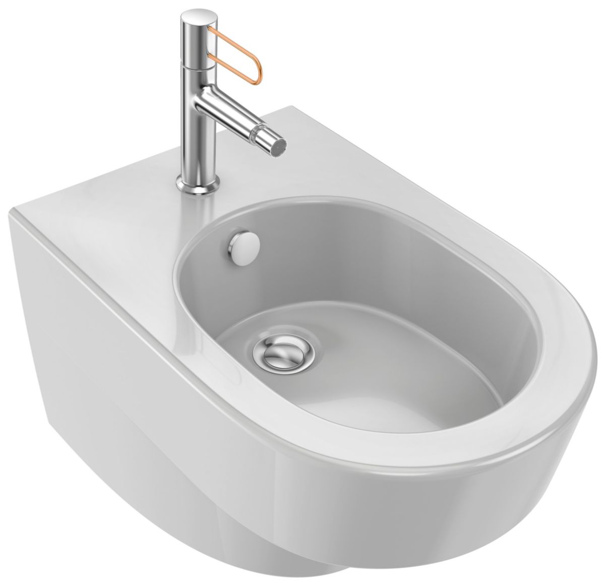 JACOB DELAFON Bidet suspendu ODEON RIVE GAUCHE Réf. EMG000200 Cedeo