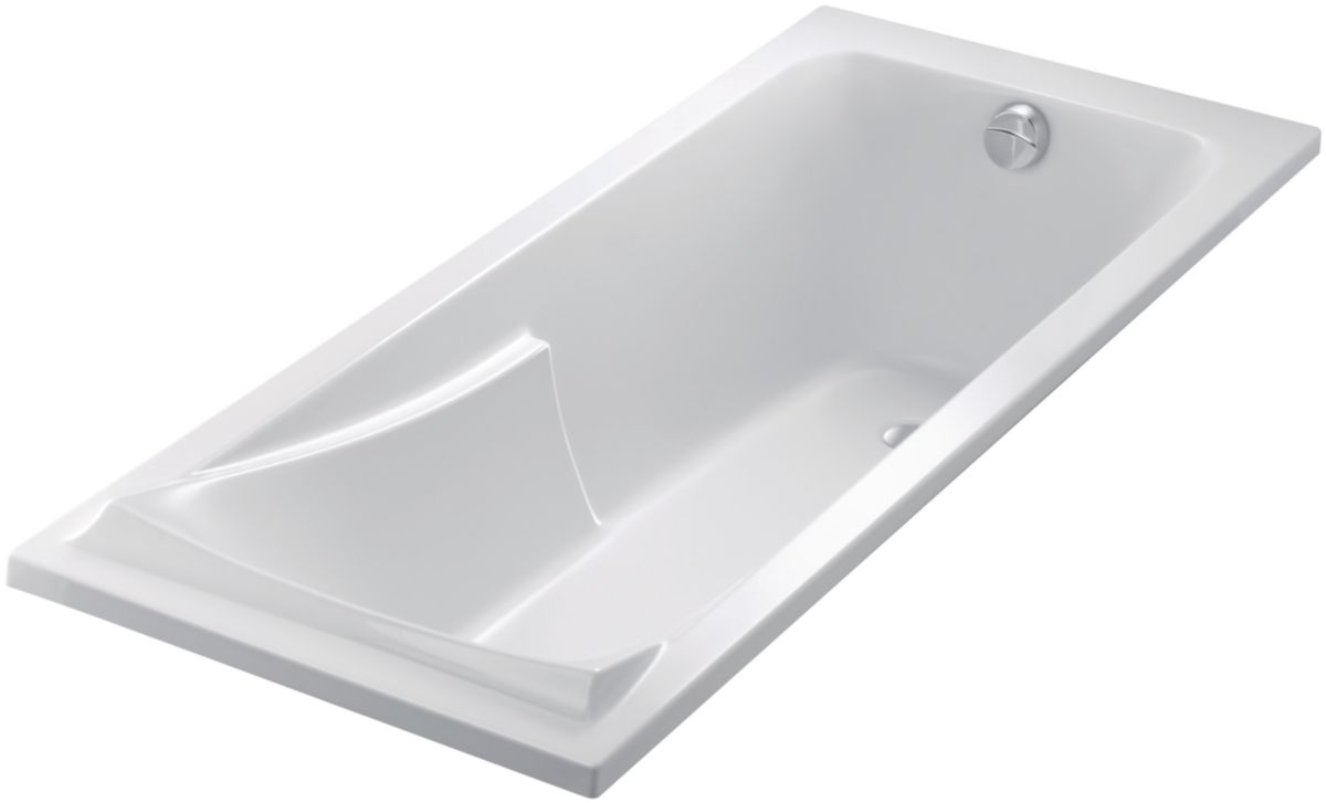 Jacob Delafon Baignoire Corvette 3 170x70cm Blanche Avec Pieds Reglables Ref E60902 00 Cedeo