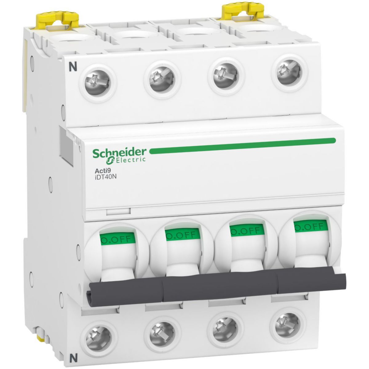 Action Schneider Electric Avis SCHNEIDER ELECTRIC - Acti9 iDT40N - disjoncteur modulaire - 4P - 40A