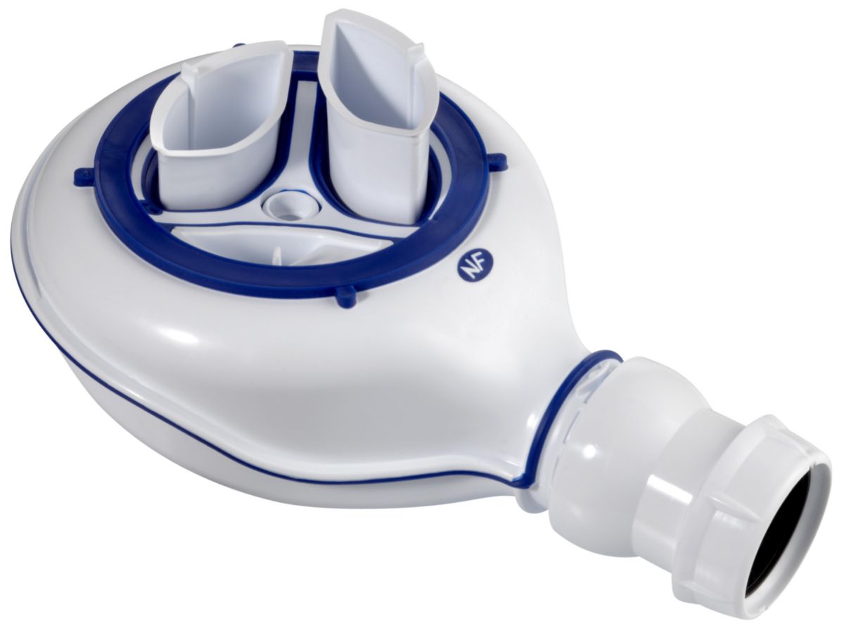 JACOB DELAFON Bondesiphon sortie horizontale D90mm capot carré