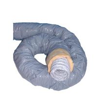Gaine souple PVC isolé diamètre 82mm longueur 6 mètres sous filet Réf ACOF-PVC-ISO-082FE