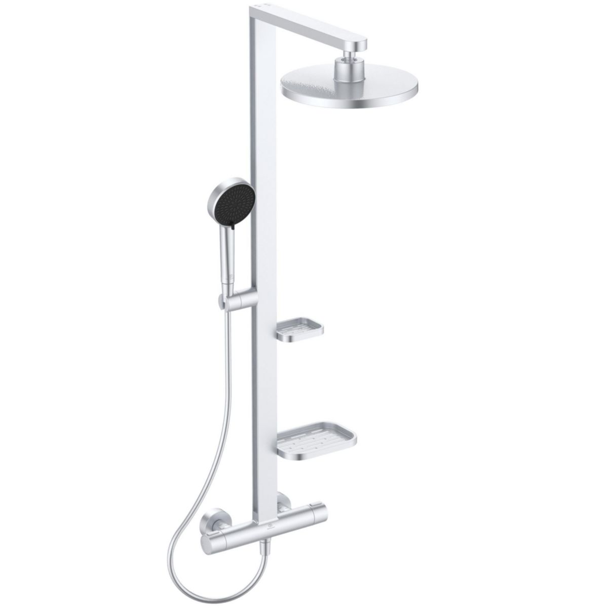 IDEAL STANDARD Colonne de douche thermostatique ALU+ Pomme de tête