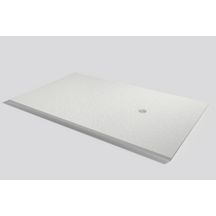 RECEVEUR DE DOUCHE BASE MIA SLATE 80 GRIS NACRE (nacar) (220x80). Bonde standard incluse.
