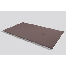RECEVEUR DE DOUCHE BASE SLATE 75 BURGUNDY (burgundy) (180 X 75). Bonde standard incluse.
