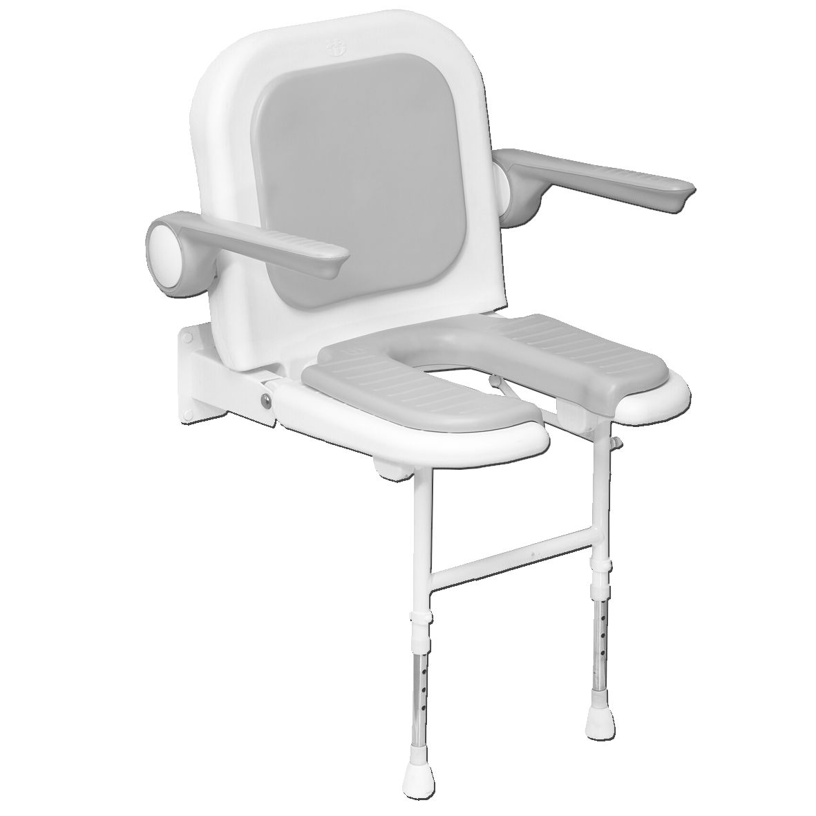 AKW INTERNATIONAL Siège de douche rabattables Série 4000 rembourré en