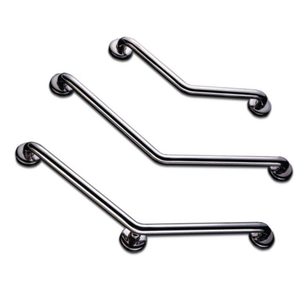 AKW INTERNATIONAL - Barre à 135° inox 3 fixations D 32 x 400