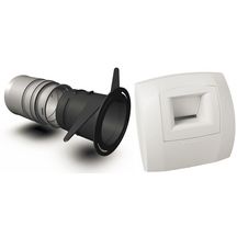 Kit bouche Curve bain/WC diamètre 80 pour F6-F7 compatible avec les conduits Optiflex® diamètre 90 mm 11033670
