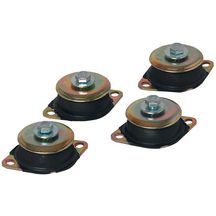 Lot de 4 plots anti-vibratiles - diamètre 40 mm et shore 60 -  11034386