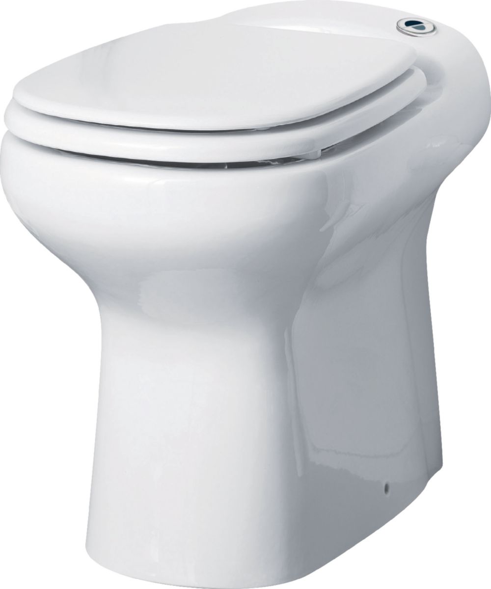 SANICOMPACT 43 SILENCE ECO+ - WC sur pied avec broyeur intégré