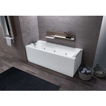 CALOS 2 170X75 WHIR+AIR+DES.PUP.ELECT.VID.AUTOM.BLANC DOUX SANS TABL.FIN.CHROME