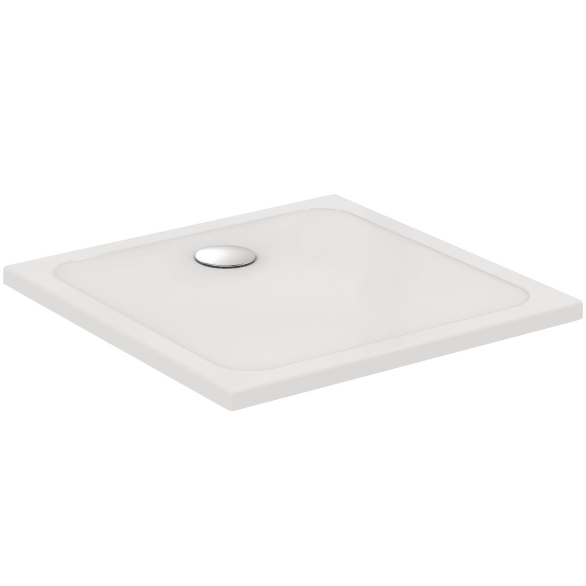 PORCHER - Receveur carré en grès fin 80 x 80 cm Okyris blanc extra ...