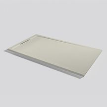 Receveur de douche Halo Zero 90 Beige (180 X 90). Bonde  Standard Line. Grille Akron.  Découpe Sur-Mesure. réf : 53044727
