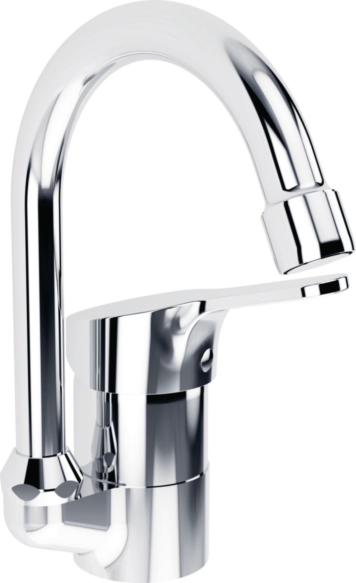 KOHLER Bec col de cygne de robinet de lavabo de salle de bain avec aerateur