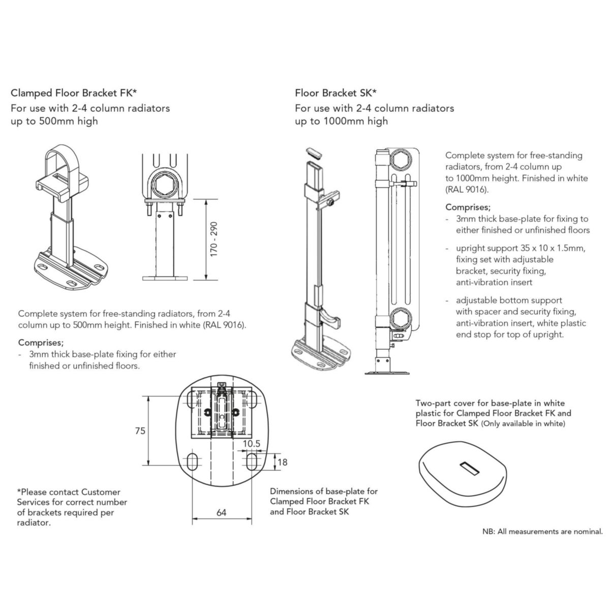 FINIMETAL - Radiateur colonne Teolys Horizontal Type D3, Hauteur 600mm ...