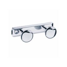 Patère 2 têtes D 50 mm, acier inoxydable, inox poli brillant réf. 065802
