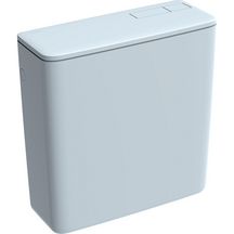 Réservoir apparent Geberit AP128, rinçage double touche, alimentation latérale: Blanc alpin Réf. 128.317.11.5