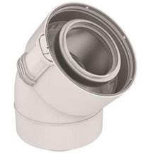 condensation Gaz Fioul Blanc R/éf UBBINK-Conduit Sekurit 60 100 PPTL PVC Longeur 2000 mm 229304