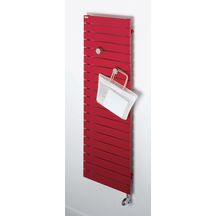 Sèche-serviette Acova Régate Eau Chaude Status, puissance 766W (dT50), hauteur 1481 mm, largeur 500 mm, raccordement par le bas, excentré, Aller/Retour réversible, couleur Réf. PX-148-050C