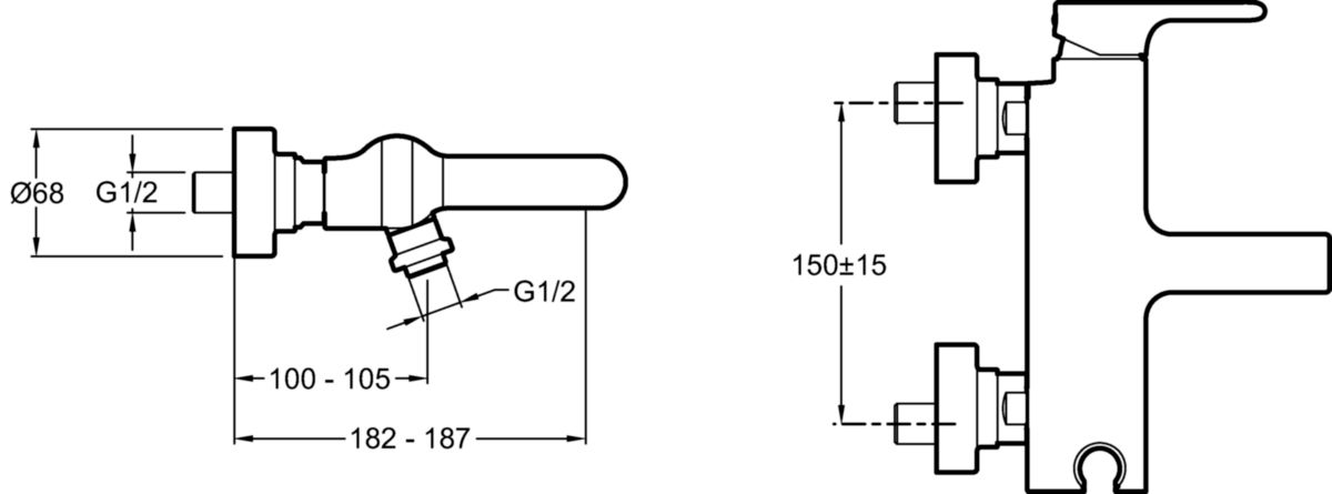 Kohler 10860A4NDCP Singulier Chrome Basin Mixer | E&s - Kitchen, Laundry, Bathroom - View #6