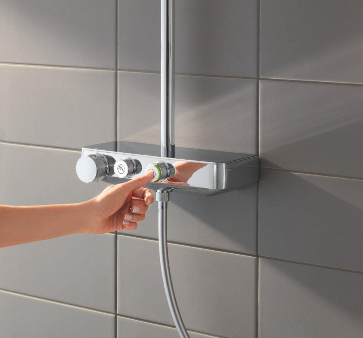 GROHE Colonne de douche avec mitigeur thermostatique Euphoria
