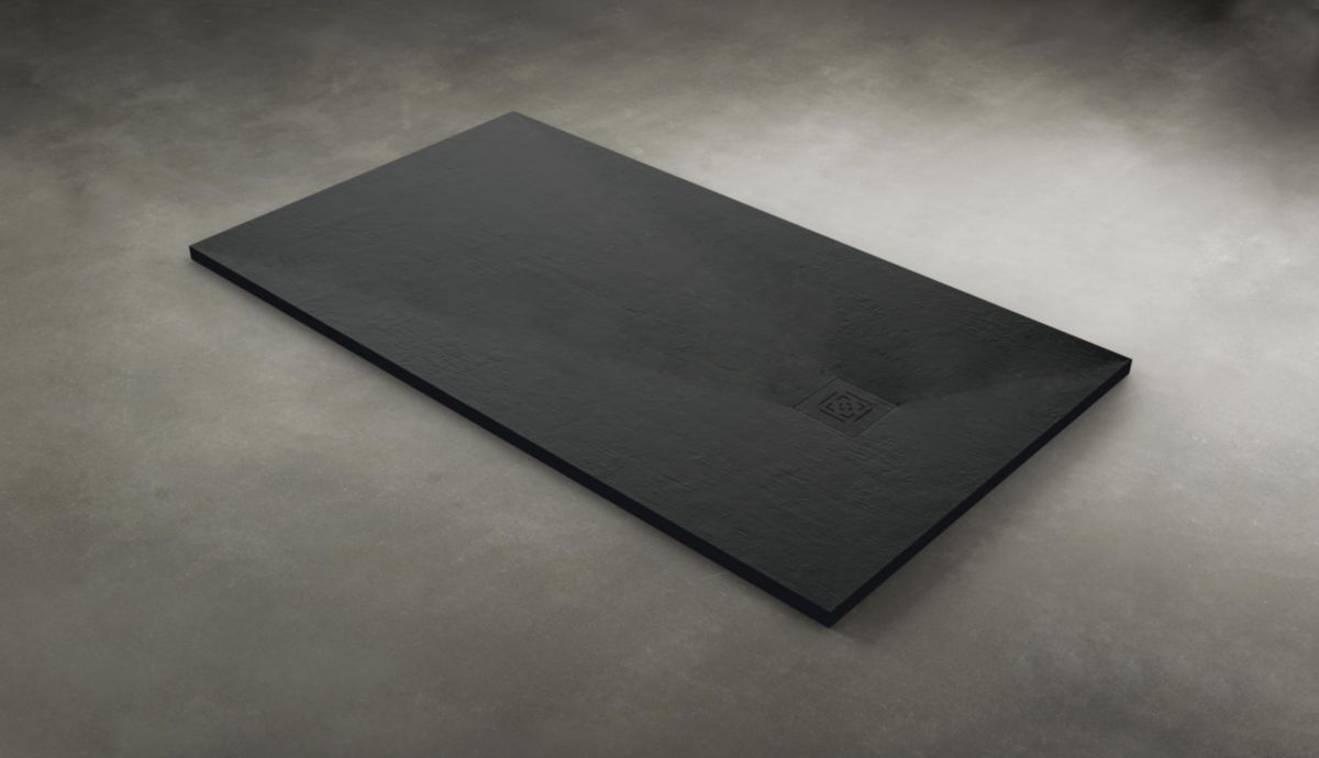 Receveur Alterna Daily'o 140 X 90 Cm Ardoise Blanc ALTERNA - Receveur Alterna Daily'O 140 x 90 cm béton anthracite | Cedeo