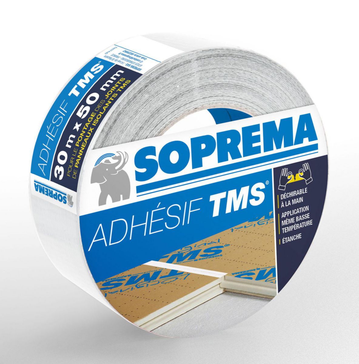 SOPREMA Rouleau adhésif TMS 30x0,05m Réf. 00220062E0040 Cedeo